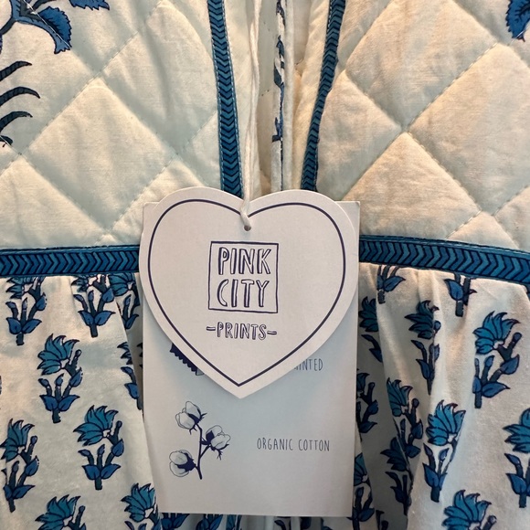 Pink City Prints Azure Buta Banzara Dress. Size XS/S. NWT. - Picture 5 of 6